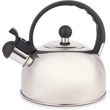 KitchenCraft La Cafetièr Whistling Kettle 1.3L Stainless Steel Silver - LCKETSS