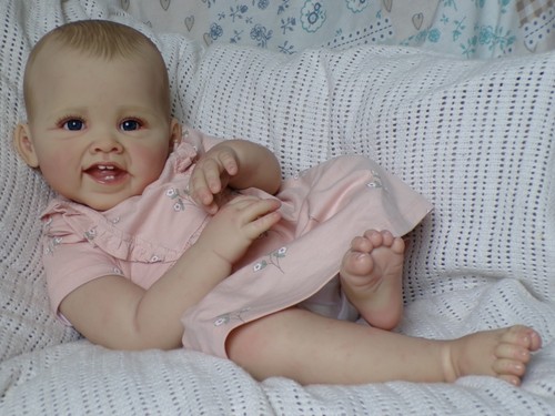 Reborn baby girl doll - reborn,