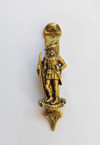 Solid brass robin - brass,