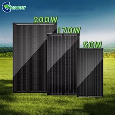 50W 150W 170W 200W 300W Solar Panel Solar Panel Monocrystalline Motorhome Camping