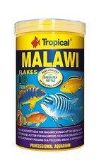CICHLID MALAWI MBUNA FISH FOOD Flake, Chips AQUARIUM MALAWI CICHLID Original Tub