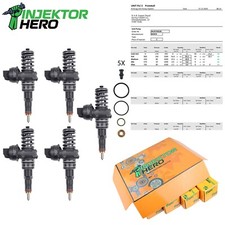 5x 0414720228 038130073N PUMP NOZZLE UNIT PDE VW TOUAREG TRANSPORTER 2.5 TDI