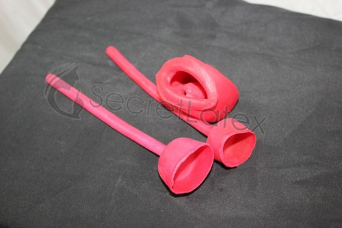 Latex mouth gag sheath - sheath, nose