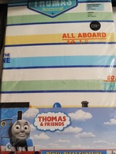 *NEW* THOMAS THE TANK ENGINE Size 51 (w) x 54 (l) pencil pleat CURTAINS