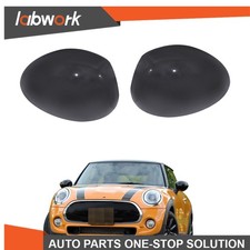 1 PAIR WING MIRROR COVER CAP GLOSS BLACK FOR BMW MINI R55 R56 R57 R58 2007-2015