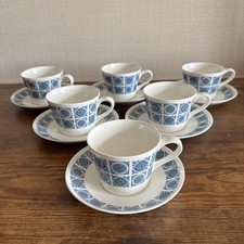 Royal Tuscan Charade Tea Cup & Saucer X 6 Fine Bone China Made In England