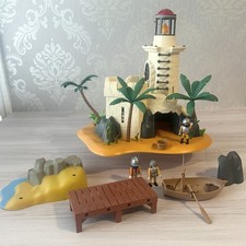 Playmobil Soldier Fortress with Lighthouse (4294) Vintage Retired Working Extras