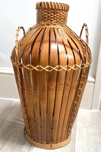 Vintage japanese bamboo wicker - japanese,
