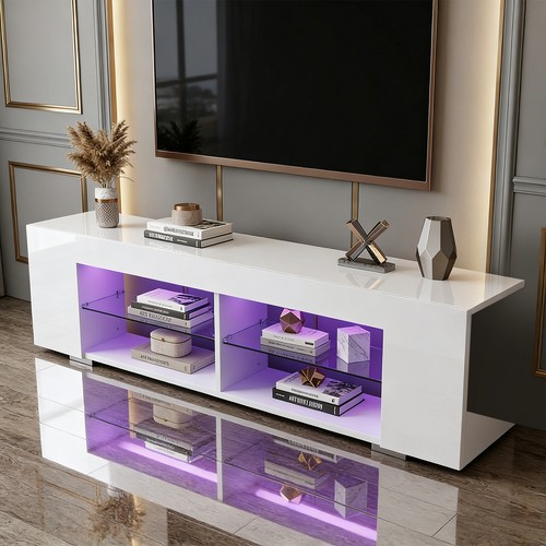 135cm led high gloss - high, stand