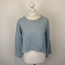 Terry Macey Hi Low Hem Blue