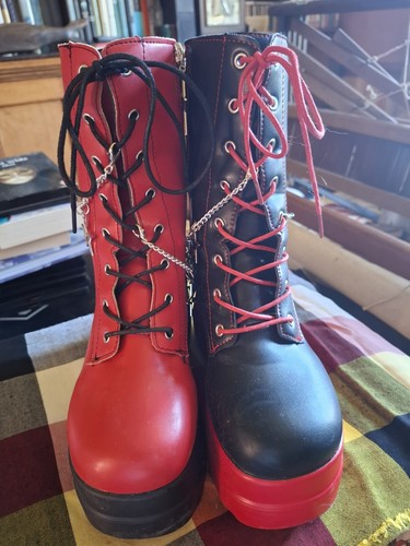Very cool goth rock boots - cool,
