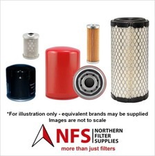 NFS Filter Kit fits Hanix H15B-2 air (without fins) fuel oil & Hydraulic