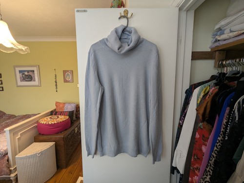 Baby blue jaeger wool - blue,