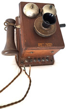 Early vintage wooden magneto