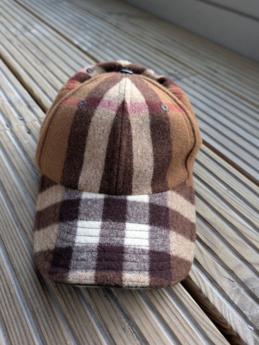 Burberry plaid wool cap logo - wool,