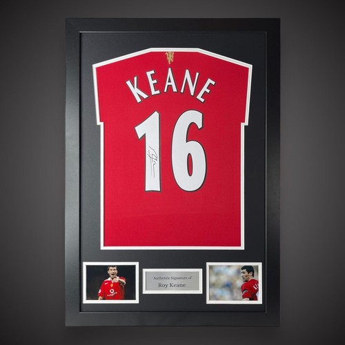 Roy keane signed manchester - signed,