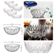 6Pc Glass Bowls Set Glass