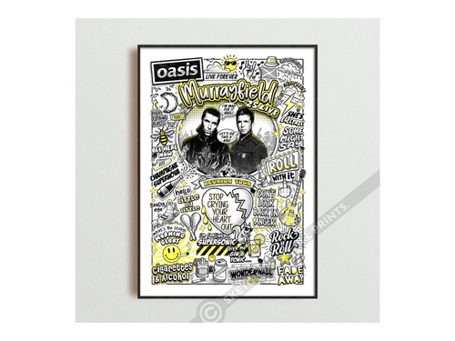 Oasis live murrayfield art - live,