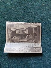 B4f Ephemera 1924 picture w a