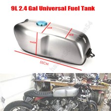 Universal Cafe Racer Fuel Gas Tank 9L/2.4G Petrol Tank for Motorcycle RD50 CG125