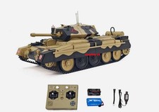 1/16 RC Tank Crusader  Camouflage 360 Rotation Barrel Recoil Sound Smoke UK