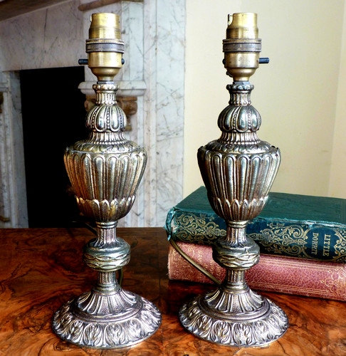 Pair table lamps desk - pair, bedside