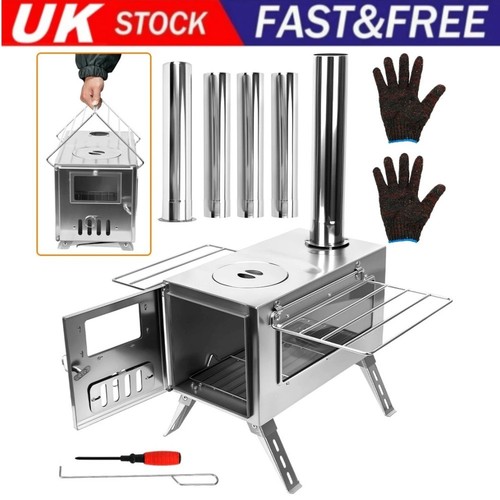 Large tent stove portable wood - large,