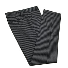 Black Grey Pinstripe Trouser Morning Suit Masonic Trousers Royal Ascot Suit pant