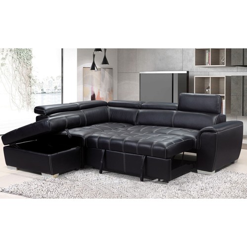 New nevada leather corner sofa - leather,