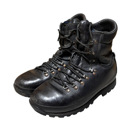 British army black leather - army,