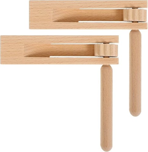 Handheld wooden football - wooden,