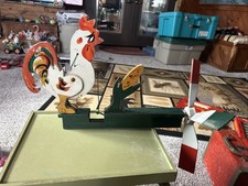 Pecking Rooster Chicken Wooden