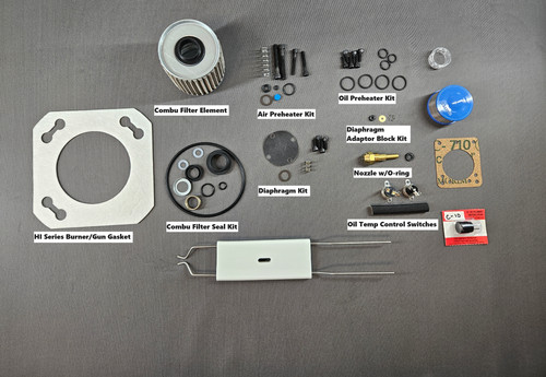 Waste oil heater parts lanair - parts,