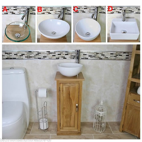 Bathroom vanity unit - vanity, oak