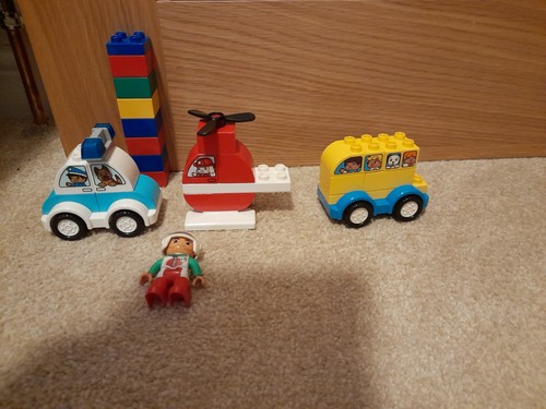 Duplo police car and - , fire