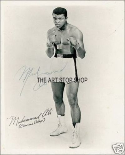 Muhammad ali signed photo - ali,