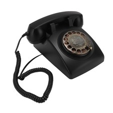 Black Retro Phone 1960s Style