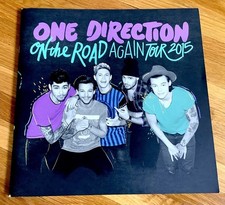 One Direction 1D On Road Again Tour 2015 Program Book w/ Ticket Stub - Ships USA