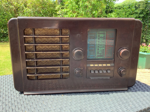 Ekco tube valve - ekco, radio