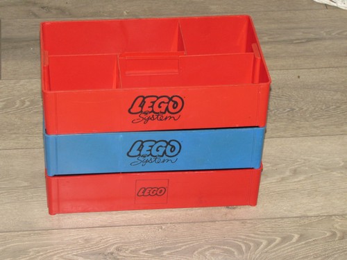 Vintage lego storage boxes