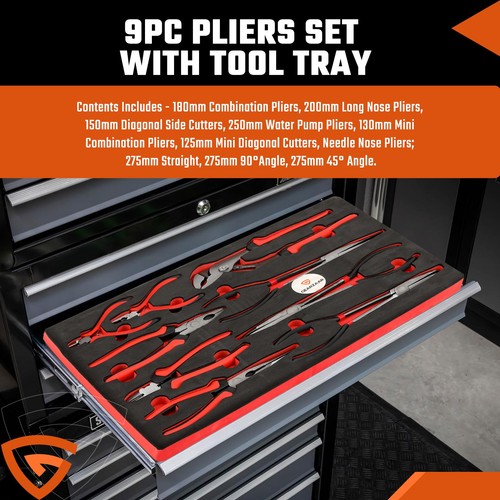 Piece pliers tool - ​​9-piece, &