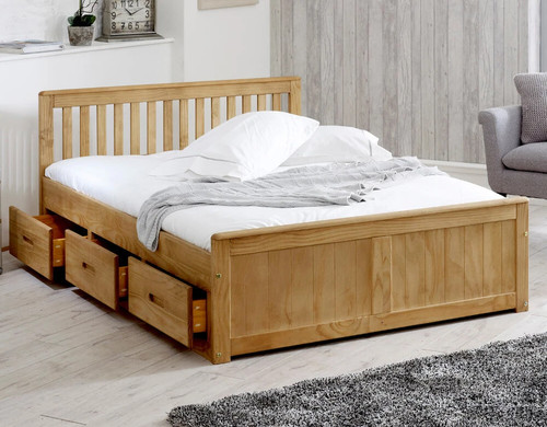Wooden storage bed mission - mission, 6