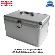 2 x CD DVD Storage DJ Case 200
