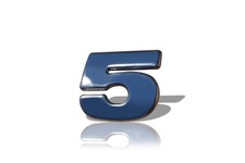 Scania Number Badge 5 - To Fit