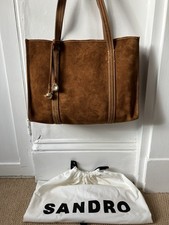 Sandro Soft Suede Shopper Tote RRP £399 Brand New