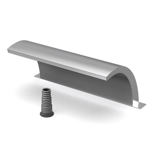 Stainless steel arc waterfall - steel,