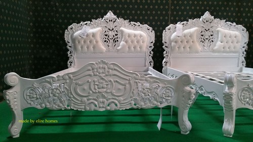 Solid white double size - 4'6",