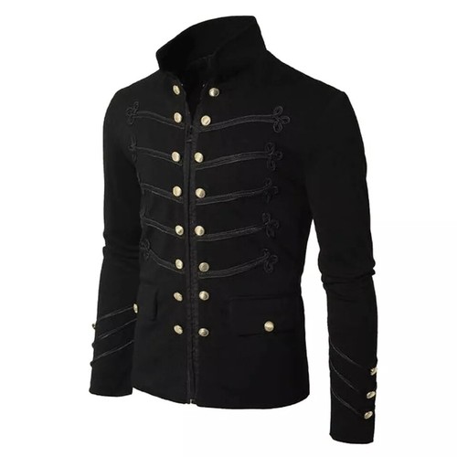 Men black gothic steampunk - men’s,
