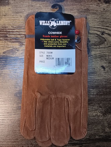 Vintage wells lamont cowhide - ,