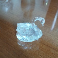 Vintage Swarovski Crystal Swan